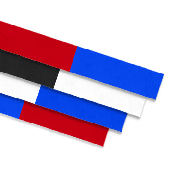 Drapeaux en film motif 2 bandes