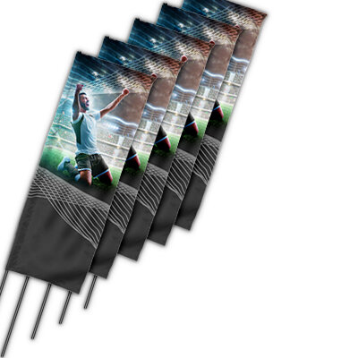 Standards flags in digital print