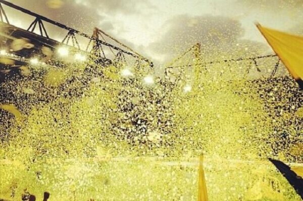 Standard Papier Konfetti - Gelb (einfarbig) 10kg