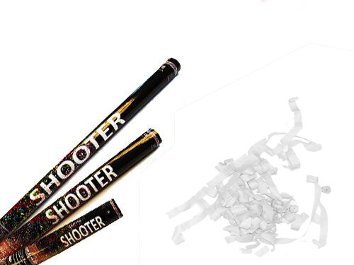 Tireur Streamer - Plage de bobines Cannon (pas de pyro) - blanc - 100cm