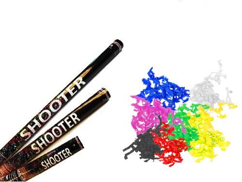 Papier Streamer Shooter - Bunt L - 60cm