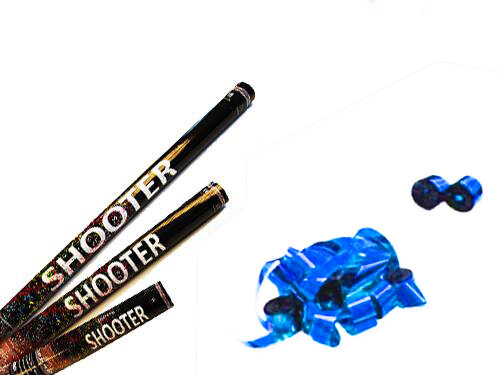 Metallic Streamer Shooter - Blau L - 60cm