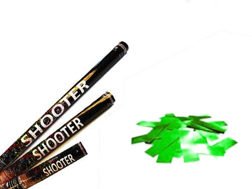 Canon pour confettis métalisés - pas de Pyro - vert - 100cm