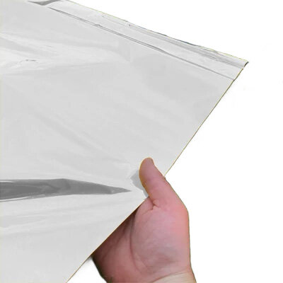 B1-Rouleaux Plastiques métalliques 1,50 x 30 mètres - argent