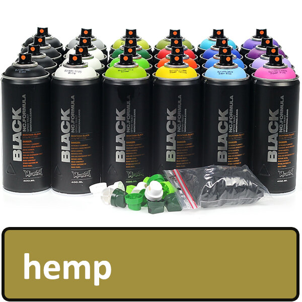 Montana Black - Bombe aérosol - 400ml - Hemp (6620)