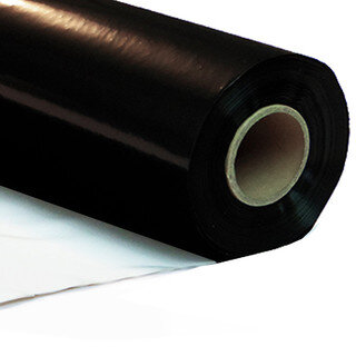 Blockfolie Schwarz/ Weiß 10x50m