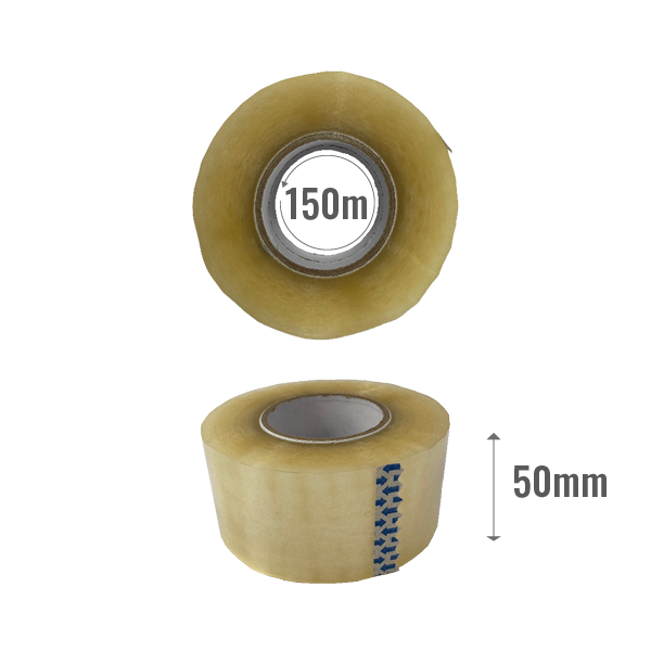 XL-Bande adhésive d´emballage transparent 50 mm x 150m