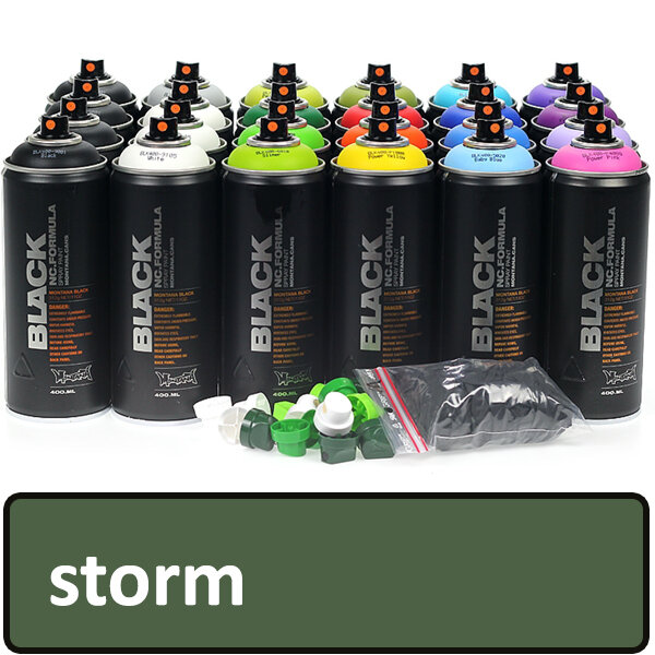 Montana Black - Bombe aérosol - 400ml - Storm (6530)