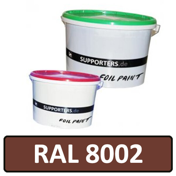 Couleur daluminium - RAL8002 Brun de sécurité