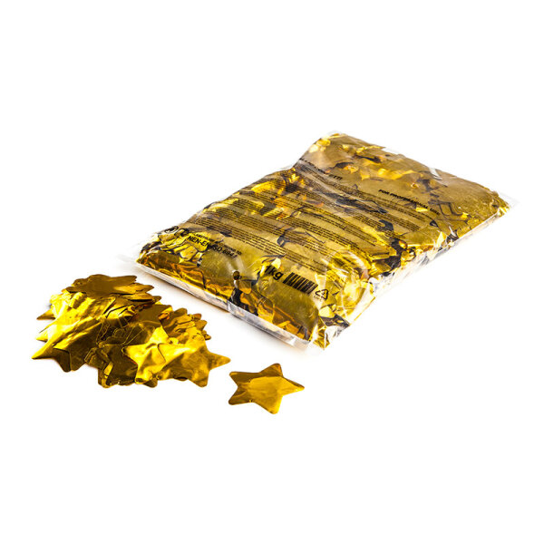 Metallic Konfetti Stern 55mm - Gold 1kg