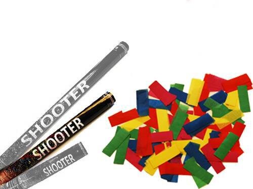 Papier Konfetti Shooter - Bunt L - 60cm