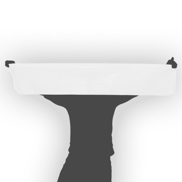 Folienschals 150x25cm - Weiss