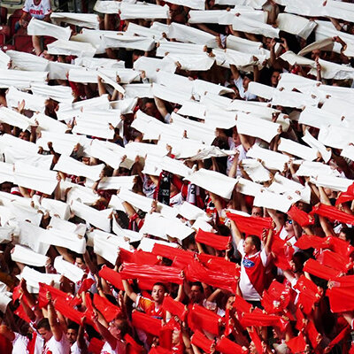 Folienschals 150x25cm - Weiss