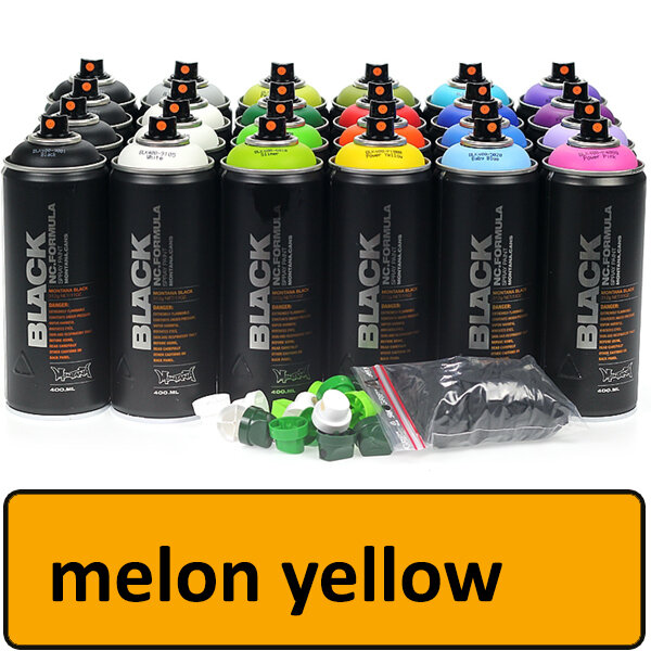 Montana Black - Bombe aérosol - 400ml - Melon Yellow (1045)