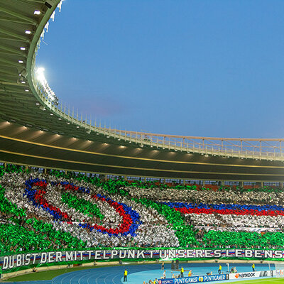 Metallic Foil Flag in Portrait Format 90x75 Green