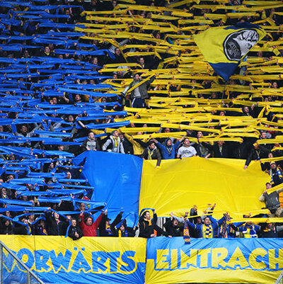 Echarpes en toiles plastifiées unicolor - 150x25cm - bleu