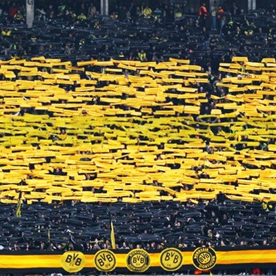 Folienschals 150x25cm - Gelb