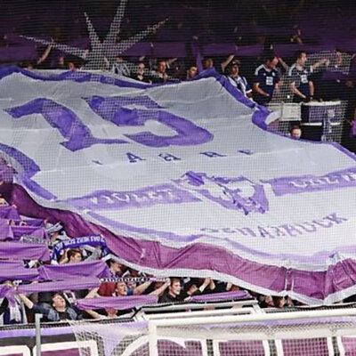 Echarpes en toiles plastifiées unicolor - 150x25cm - pourpre