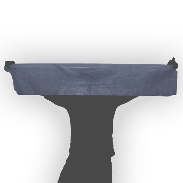 Plastic film scarf 150x25cm - Light gray