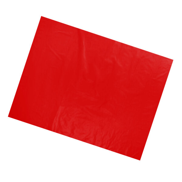 Plastic film sheet 50x75cm - red