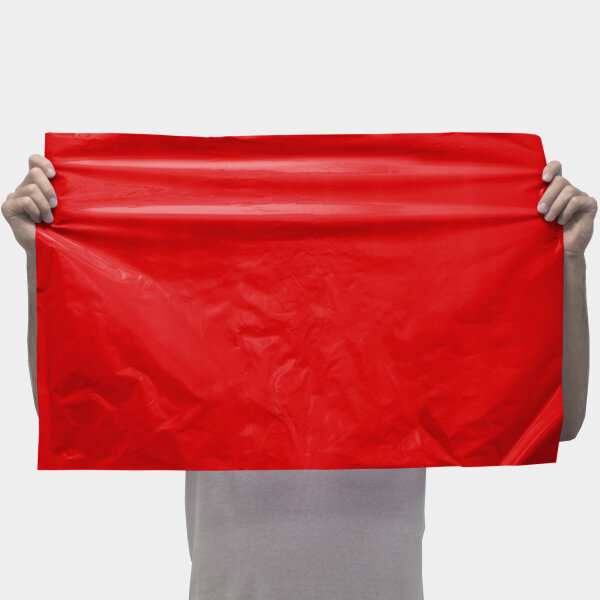Plastic film sheet 50x75cm - red