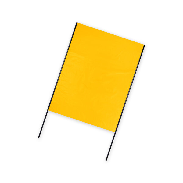 Folien-Doppelhalter einfarbig Hochformat 75x90cm - Gelb