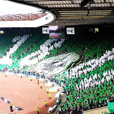 Folien-Doppelhalter einfarbig Hochformat 75x90cm - Grün