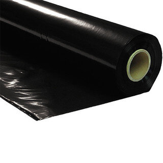 Folienrollen Premium schwer entflammbar 2 x 50 Meter - Schwarz