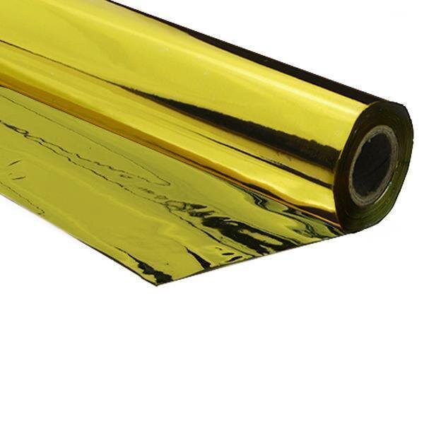 Metallic Folie Premium schwer entflammbar 1,5x1000m - Gold