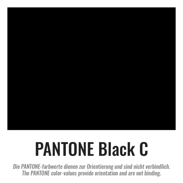 Folienfahne Hochformat 150x100 Schwarz
