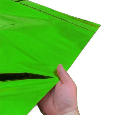 Toiles à bandes métalliques premium 75x50 cm - vert (inflammable)