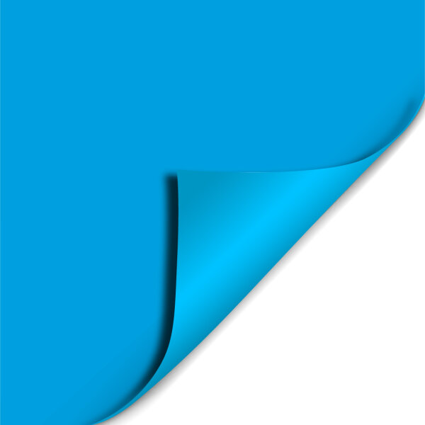 Plastic film scarf fire retardant 150x50cm - light blue