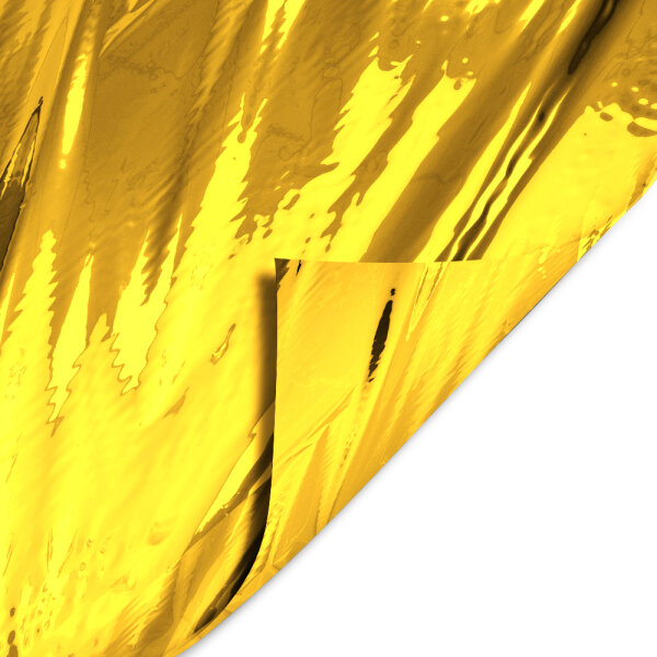 Metallic Folien Leibchen schwer entflammbar 50x75cm - Gold