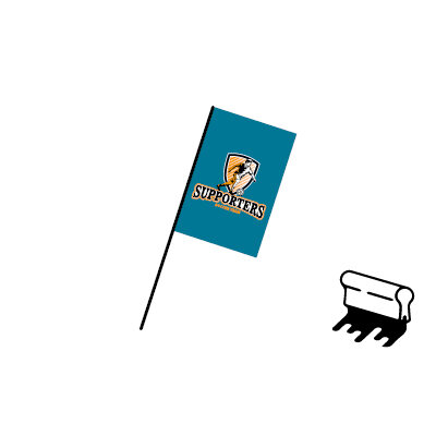 Handschwenker Siebdruck Hochformat 75x50cm