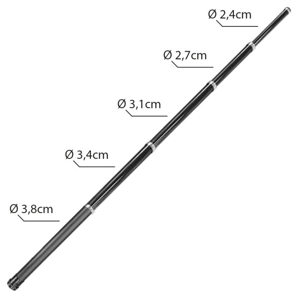 Perche télescopique premium 5m
