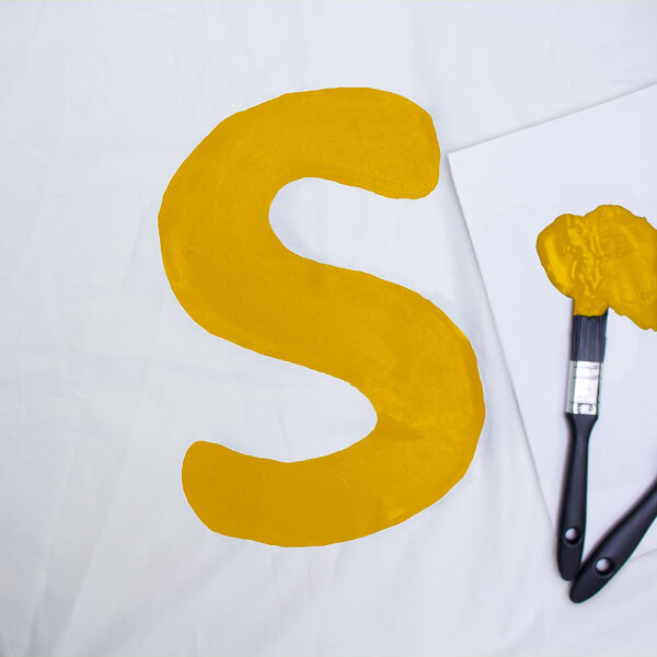 Stoff Farbe Signalgelb RAL1003