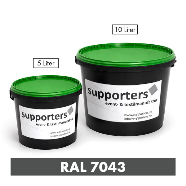 Stoff Farbe Verkehrsgrau B RAL7043