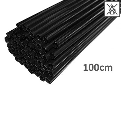 Barre en plastique d1 mètre pour drapeaux ignifuge