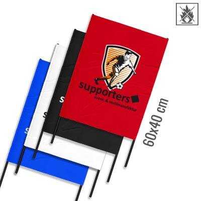 Folien-Doppelhalter Hochformat Motivdruck 60x40cm schwer entflammbar