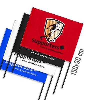 Folien-Doppelhalter Querformat Motivdruck 150x90cm