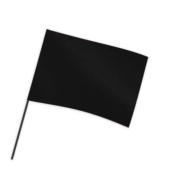 TIFO drapeau unicolore difficilement inflammable 50x75cm Format horizontal Noir