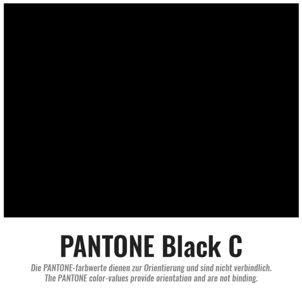 TIFO drapeau unicolore difficilement inflammable 50x75cm Format horizontal Noir