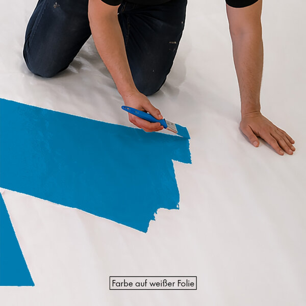 color foil sky blue RAL 5015 - flame retardant
