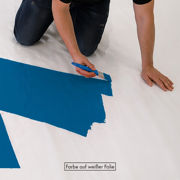 Feuille de couleur  RAL5017 bleu signalisation - ignifuge