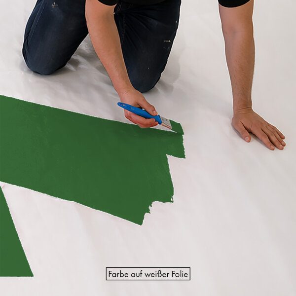 Feuille de couleur  RAL6001 vert émeraude - ignifuge