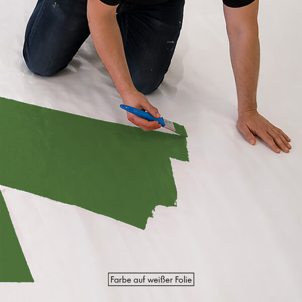 color foil grass green RAL 6010 - flame retardant