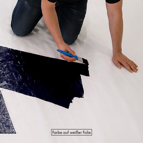 Feuille de couleur  RAL9005 noir foncé - ignifuge
