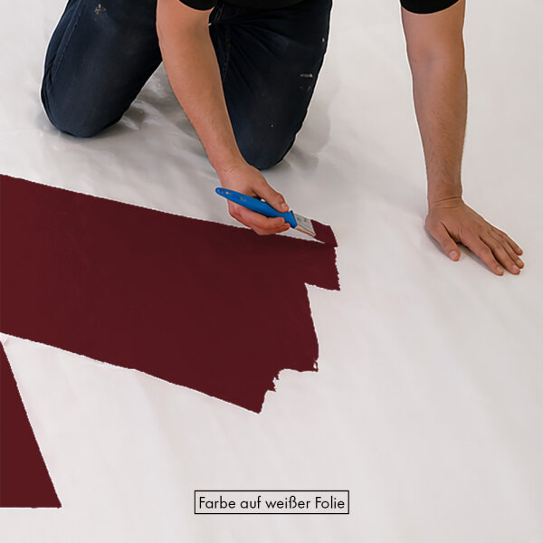 Folien Farbe Weinrot RAL3005 - schwer entflammbar