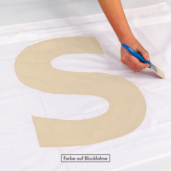 Polyesterstoff Farbe Hellelfenbein RAL1015 - schwer entflammbar