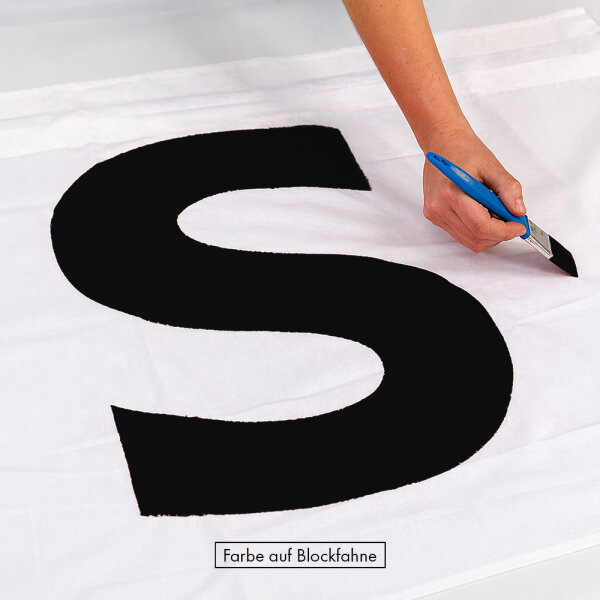 Polyester substance color jet black RAL 9005 - flame retardant